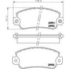 8DB 355 007-121 HELLA PAGID Комплект тормозных колодок, дисковый тормоз