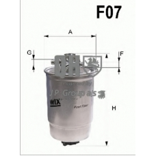 1118705809 Jp Group Топливный фильтр