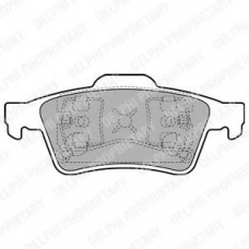 LP1701 DELPHI Комплект тормозных колодок, дисковый тормоз