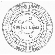FBD1551 FIRST LINE Тормозной диск