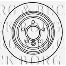 BBD4785 BORG & BECK Тормозной диск