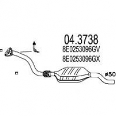 04.3738 MTS Катализатор