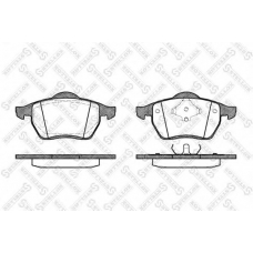 401 000B-SX STELLOX Комплект тормозных колодок, дисковый тормоз