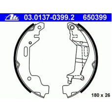 03.0137-0399.2 ATE Комплект тормозных колодок