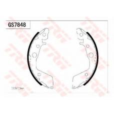 GS7848 TRW Комплект тормозных колодок