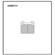 ADB0731 Allied Nippon Тормозные колодки