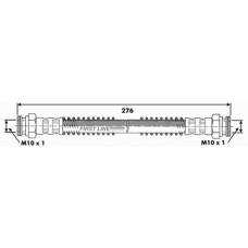 FBH6258 FIRST LINE Тормозной шланг