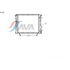 RT2005 AVA Радиатор, охлаждение двигателя