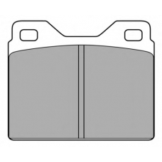 FBP-0206 FREMAX Комплект тормозных колодок, дисковый тормоз