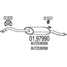01.97990 MTS Глушитель выхлопных газов конечный