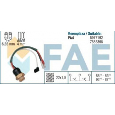 38190 FAE Термовыключатель, вентилятор радиатора