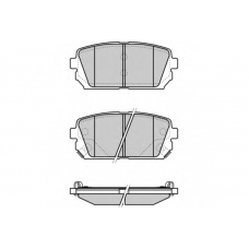 12-1359 E.T.F. Комплект тормозных колодок, дисковый тормоз
