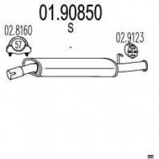01.90850 MTS Глушитель выхлопных газов конечный