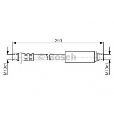 1 987 476 204 BOSCH Тормозной шланг