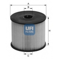 26.054.00 UFI Топливный фильтр