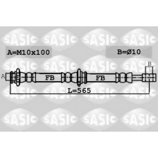 6606157 SASIC Тормозной шланг