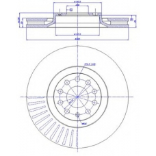 142.1132 CAR Тормозной диск