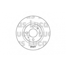 DF2577 TRW Тормозной диск