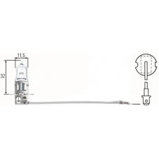 8GH 002 090-471 HELLA Лампа накаливания, фара дальнего света; лампа нака