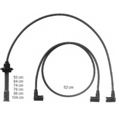 ZEF1036 BERU Комплект проводов зажигания