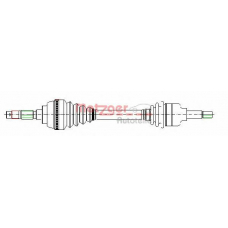 655-017 METZGER Приводной вал
