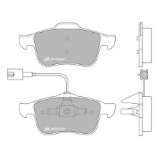 LVXL1287 MOTAQUIP Комплект тормозных колодок, дисковый тормоз