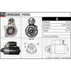 DRS0300 DELCO REMY Стартер