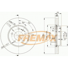 BD-9048 FREMAX Тормозной диск