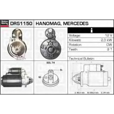 DRS1150 DELCO REMY Стартер