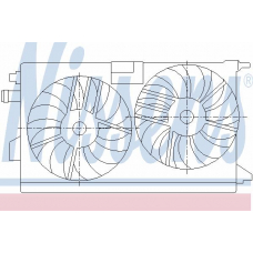 85578 NISSENS Вентилятор, охлаждение двигателя