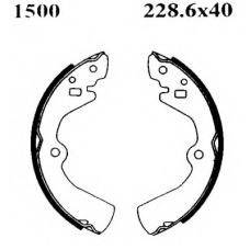 01500 BSF Комплект тормозных колодок