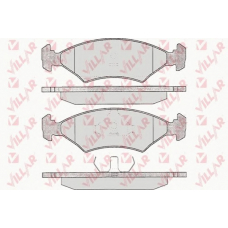 626.0233 VILLAR Комплект тормозных колодок, дисковый тормоз
