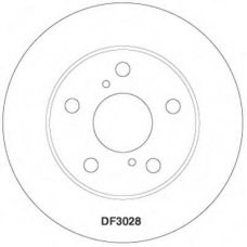 DF3028 TRW Тормозной диск