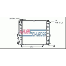 0316401 KUHLER SCHNEIDER Радиатор, охлаждение двигател