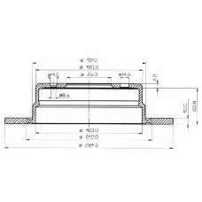 BDC3479 QUINTON HAZELL Тормозной диск