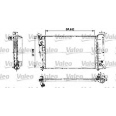 816716 VALEO Радиатор, охлаждение двигателя