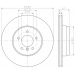 MDC1757 MINTEX Тормозной диск