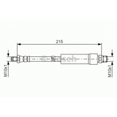 1 987 476 142 BOSCH Тормозной шланг