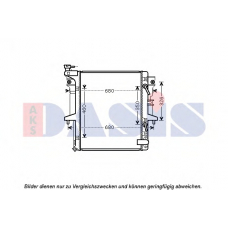 140102N AKS DASIS Радиатор, охлаждение двигателя
