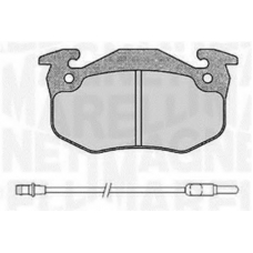 363916060378 MAGNETI MARELLI Комплект тормозных колодок, дисковый тормоз