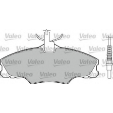 540741 VALEO Комплект тормозных колодок, дисковый тормоз