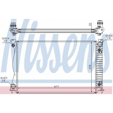 60233A NISSENS Радиатор, охлаждение двигателя