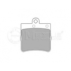 025 219 1915 MEYLE Комплект тормозных колодок, дисковый тормоз