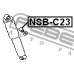 NSB-C23 FEBEST Дистанционная труба, амортизатор