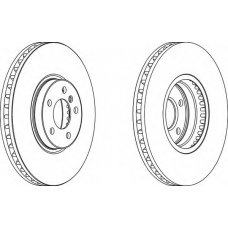 DDF1584-1 FERODO Тормозной диск