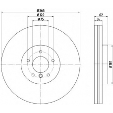 54610PRO PAGID Тормозной диск