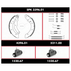 SPK 3396.01 REMSA Комплект тормозов, барабанный тормозной механизм