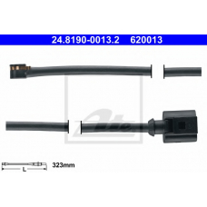 24.8190-0013.2 ATE Сигнализатор, износ тормозных колодок