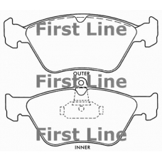 FBP3104 FIRST LINE Комплект тормозных колодок, дисковый тормоз