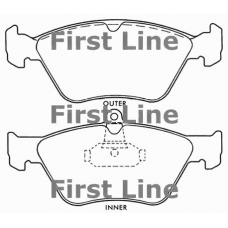 FBP3104 FIRST LINE Комплект тормозных колодок, дисковый тормоз